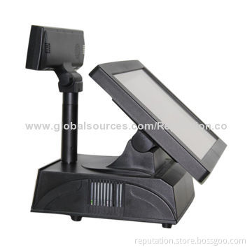 Single Touch Screen POS Cash Register with 110 - 220V Power Supply